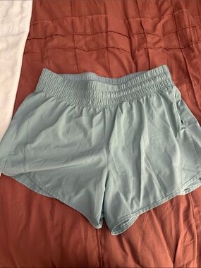Avia Light Blue Athletic Shorts with Elastic Waist